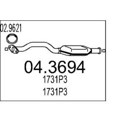 Katalyzátor MTS 04.3694