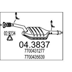 Katalyzátor MTS 04.3837