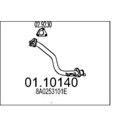 Výfukové potrubie MTS 01.10140
