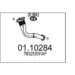 Výfukové potrubie MTS 01.10284