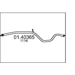 Výfukové potrubie MTS 01.40365