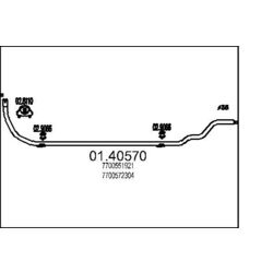 Výfukové potrubie MTS 01.40570