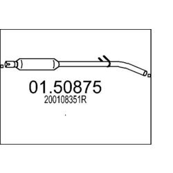 Stredný tlmič výfuku MTS 01.50875