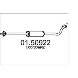 Stredný tlmič výfuku MTS 01.50922