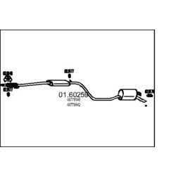 Koncový tlmič výfuku MTS 01.60259