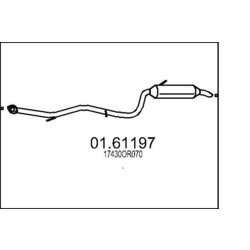 Koncový tlmič výfuku MTS 01.61197