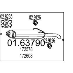 Koncový tlmič výfuku MTS 01.63790