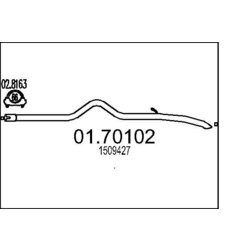 Výfukové potrubie MTS 01.70102