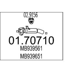 Výfukové potrubie MTS 01.70710