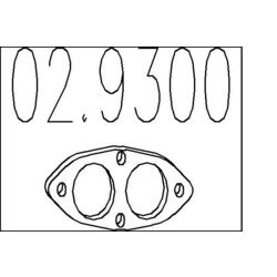 Tesnenie výfukovej trubky MTS 02.9300