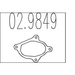 Tesnenie výfukovej trubky MTS 02.9849