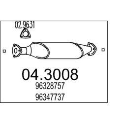 Katalyzátor MTS 04.3008