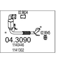 Katalyzátor MTS 04.3090