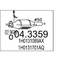 Katalyzátor MTS 04.3359