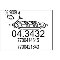 Katalyzátor MTS 04.3432