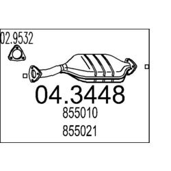 Katalyzátor MTS 04.3448