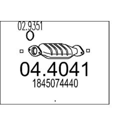 Katalyzátor MTS 04.4041