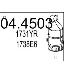 Katalyzátor MTS 04.4503