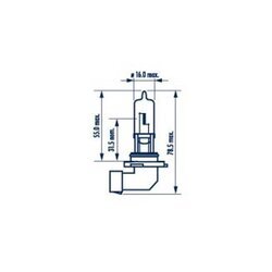 Žiarovka pre diaľkový svetlomet NARVA 486163000 - obr. 1