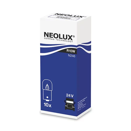 NEOLUX Žiarovka pomocná R10W 24V N246-ks