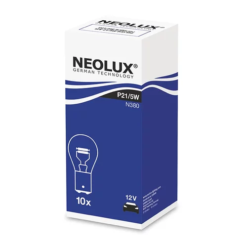 NEOLUX Žiarovka pomocná P21/5W 12V N380-ks