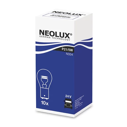 NEOLUX Žiarovka pomocná P21/5W 24V N334-ks