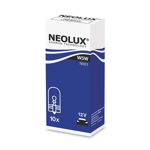 NEOLUX Žiarovka pomocná W5W 5W 12V N501