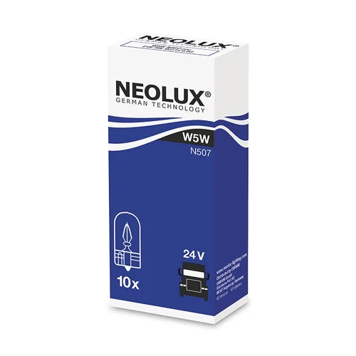 NEOLUX Žiarovka pomocná W5W 24V N507-ks
