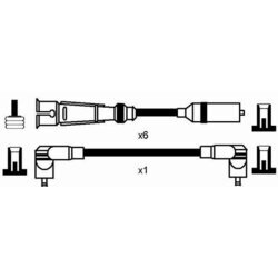 Sada zapaľovacích káblov NGK 0940 - obr. 1