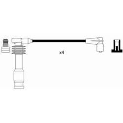 Sada zapaľovacích káblov NGK 8458 - obr. 1