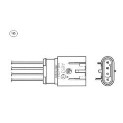 Lambda sonda NGK 93884