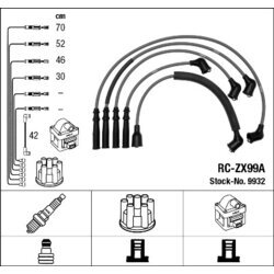 Sada zapaľovacích káblov NGK 9932