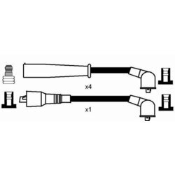Sada zapaľovacích káblov NGK 0715 - obr. 1