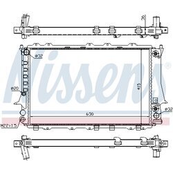 Chladič motora NISSENS 60480 - obr. 4