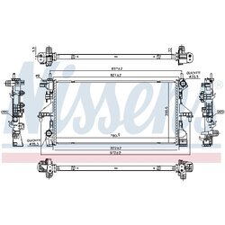 Chladič motora NISSENS 606538 - obr. 4