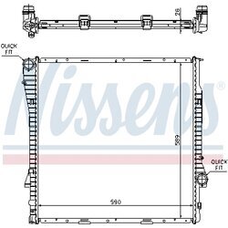 Chladič motora NISSENS 60789A - obr. 5