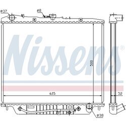 Chladič motora NISSENS 60852 - obr. 5