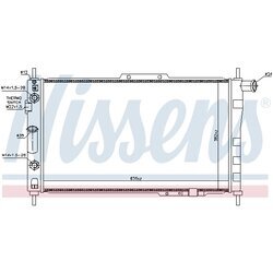 Chladič motora NISSENS 616571 - obr. 4