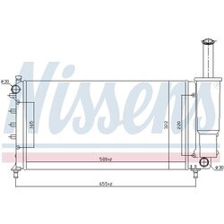 Chladič motora NISSENS 61886 - obr. 4