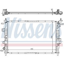 Chladič motora NISSENS 62357 - obr. 5