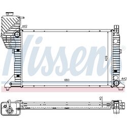 Chladič motora NISSENS 62685A - obr. 5