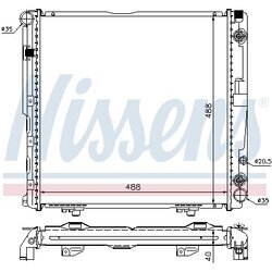 Chladič motora NISSENS 62763A - obr. 4