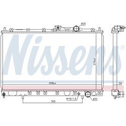 Chladič motora NISSENS 628431 - obr. 4