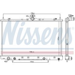 Chladič motora NISSENS 628975 - obr. 4