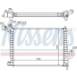 Chladič motora NISSENS 63019A - obr. 4