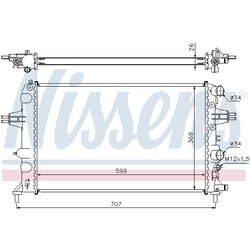 Chladič motora NISSENS 63095A - obr. 4