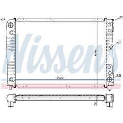 Chladič motora NISSENS 65537A - obr. 5