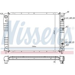 Chladič motora NISSENS 65538A - obr. 5