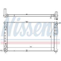 Chladič motora NISSENS 66618 - obr. 4