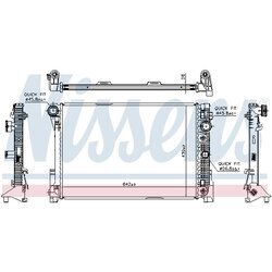 Chladič motora NISSENS 67168 - obr. 5